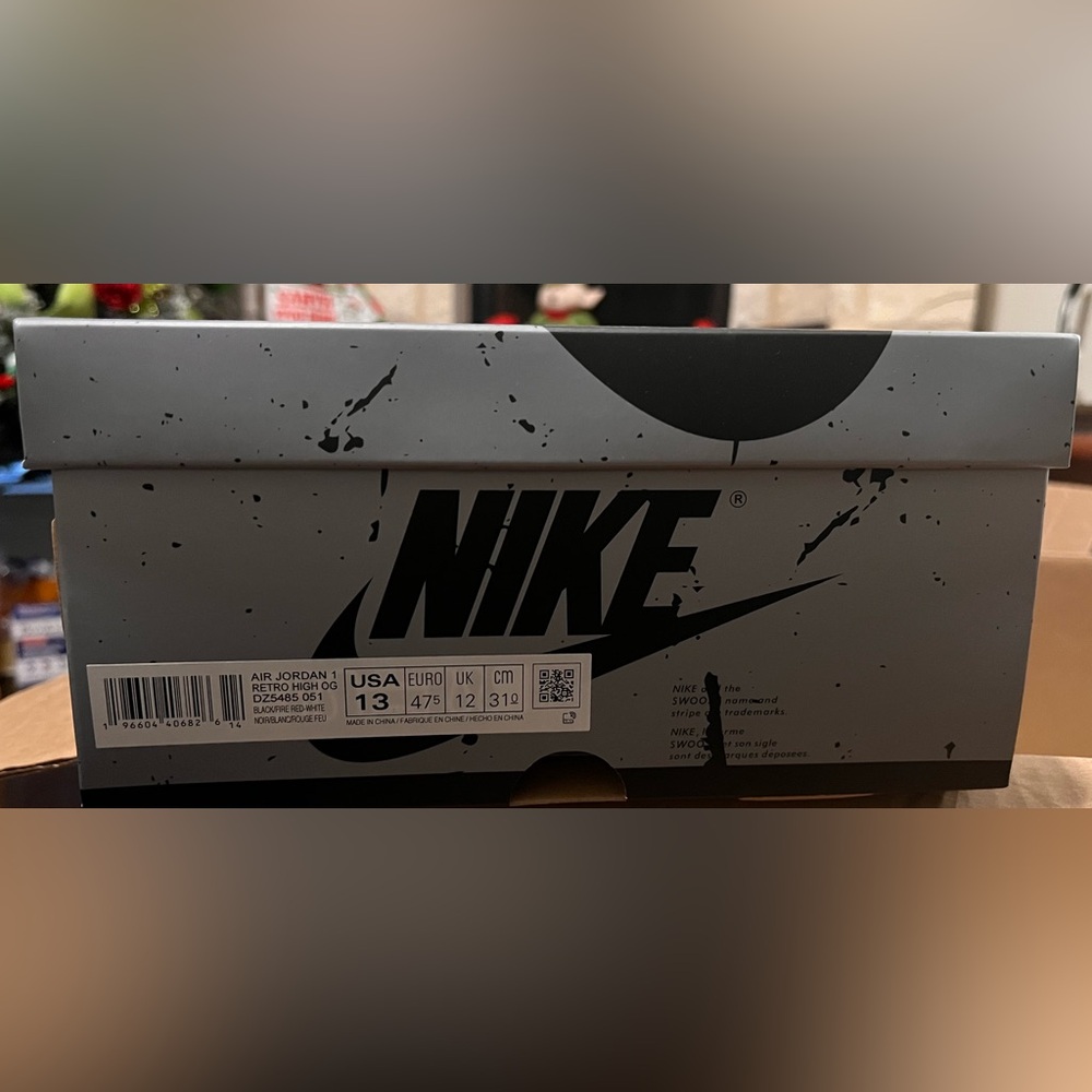 Air Jordan 1 OG High “Washed Black” (BOX ONLY)